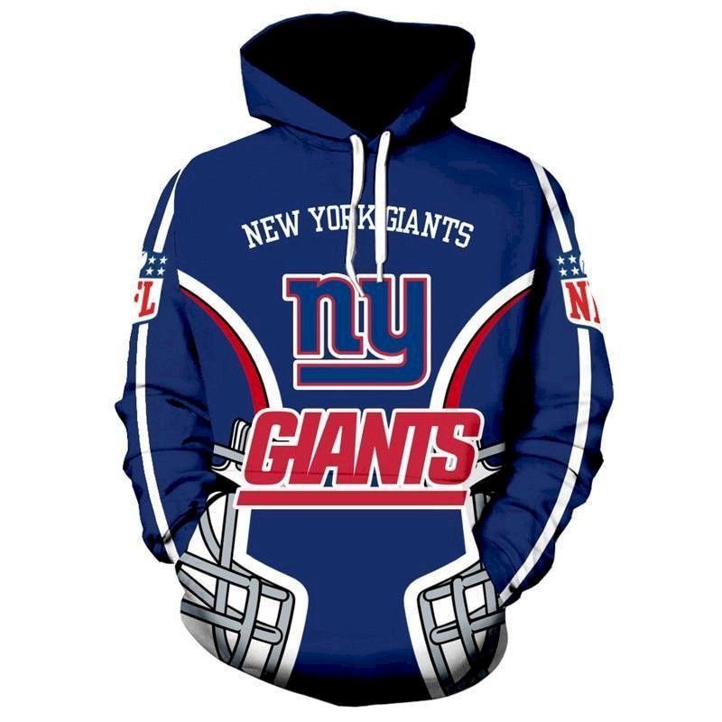 Football New York Giants Zip Up Jacket Pullover 3D Pullover Hoodie, Bomber Jacket, Sweatshirt, T-Shirt