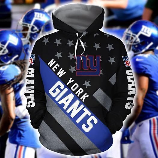 New York Giants Nlf For Giants Fan Unisex 3D Zip up Hoodie Jacket T-shirt