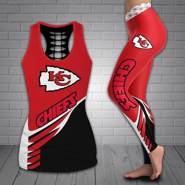 Official Kansas City Chiefs Yoga Set Unisex 3D Zip up Hoodie Jacket T-shirt