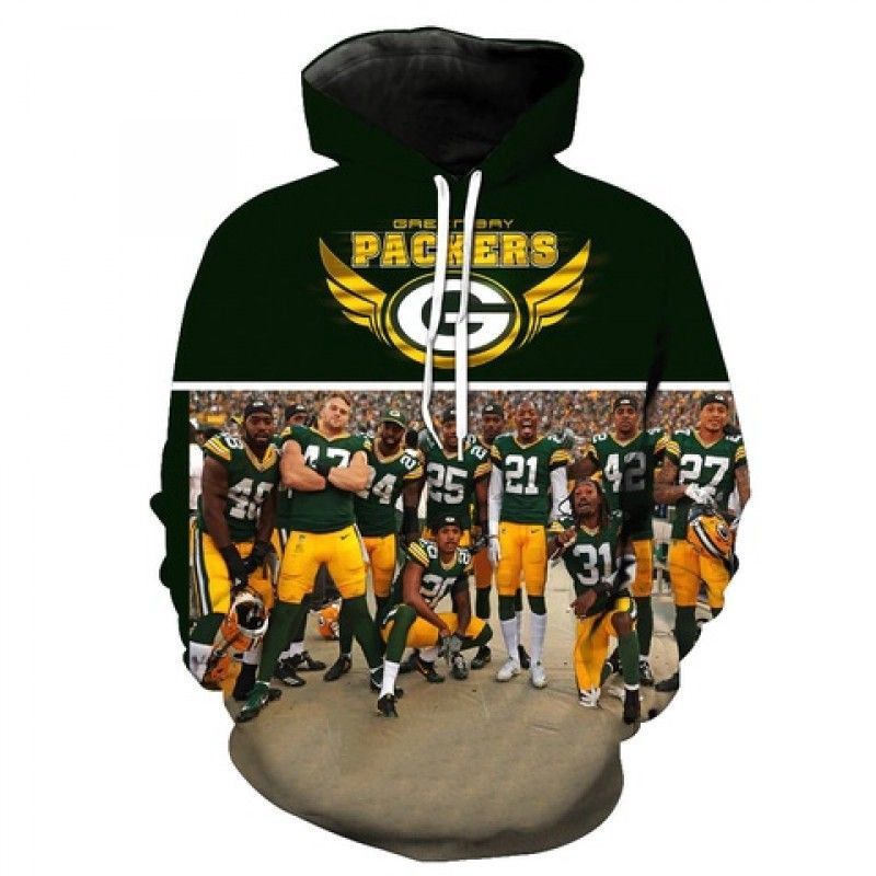 Green Bay Packers Awesome Green Green Bay Packers Pullover 3D Pullover Hoodie, Bomber Jacket, Sweatshirt, T-Shirt