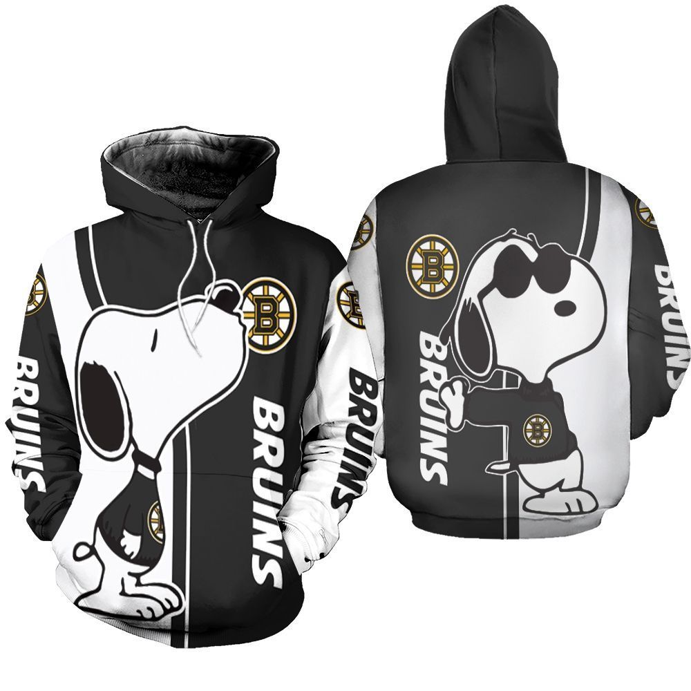 Boston Bruins Snoopy Lover Printed 3d Unisex Hoodie