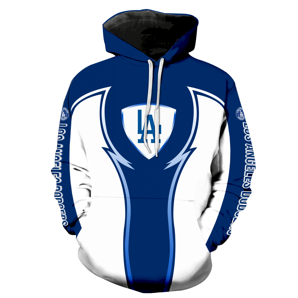 Los Angeles Dodgers V1071 3D Pullover Hoodie, Bomber Jacket, Sweatshirt, T-Shirt