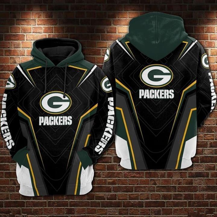 Green Bay Packers Green Fan 31862 Unisex 3D Zip up Hoodie Jacket T-shirt