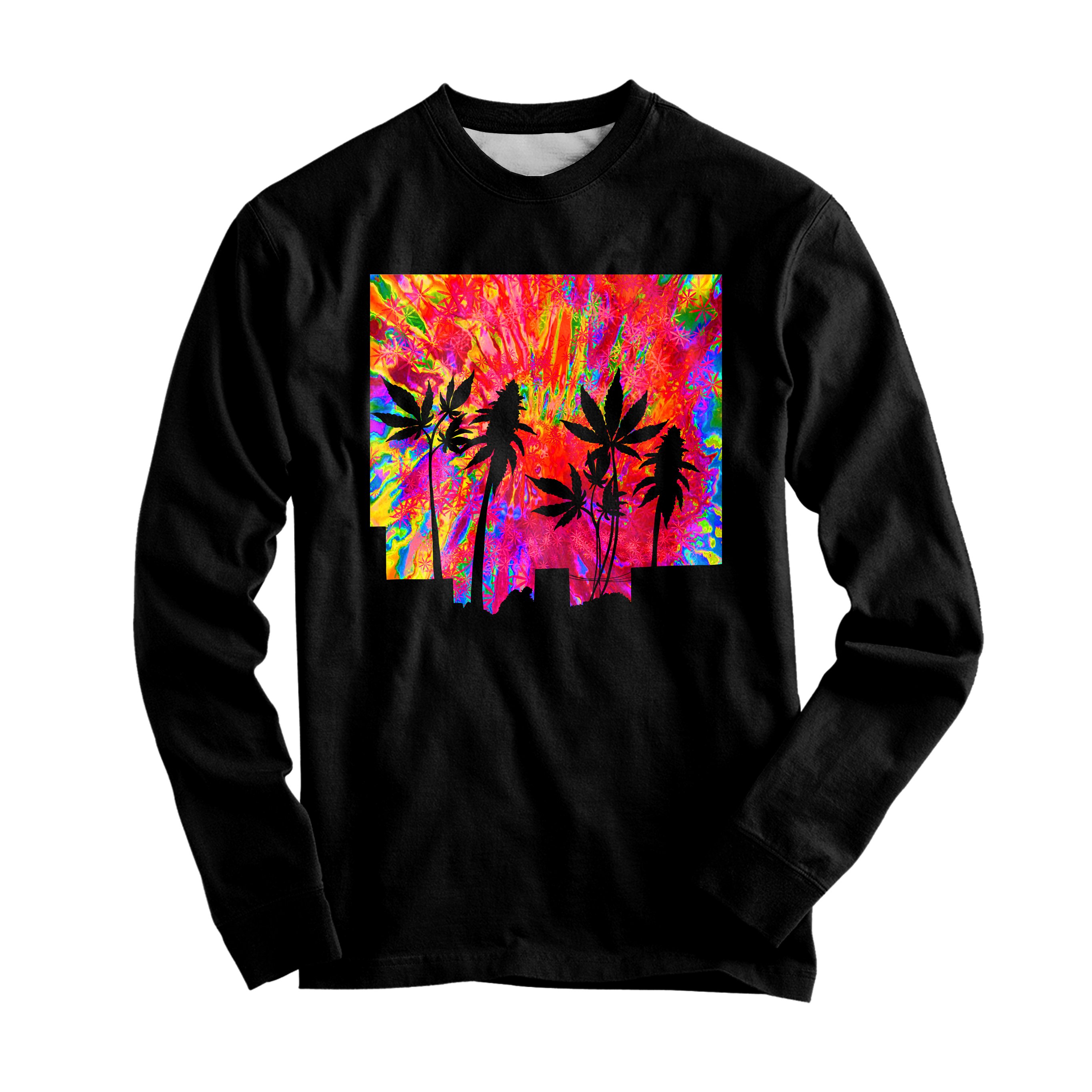 Miami Trees Graphic Long Sleeve