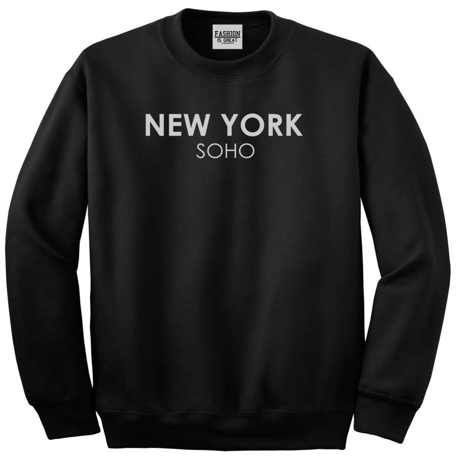 New York Soho Unisex Crewneck Sweatshirt