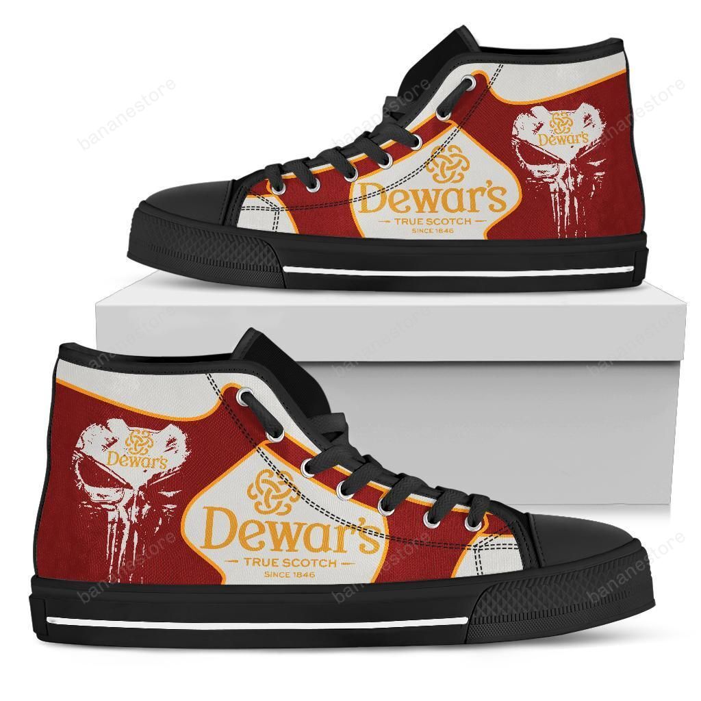 Dewar’S Scotch Sneakers Whiskey High Top Shoes