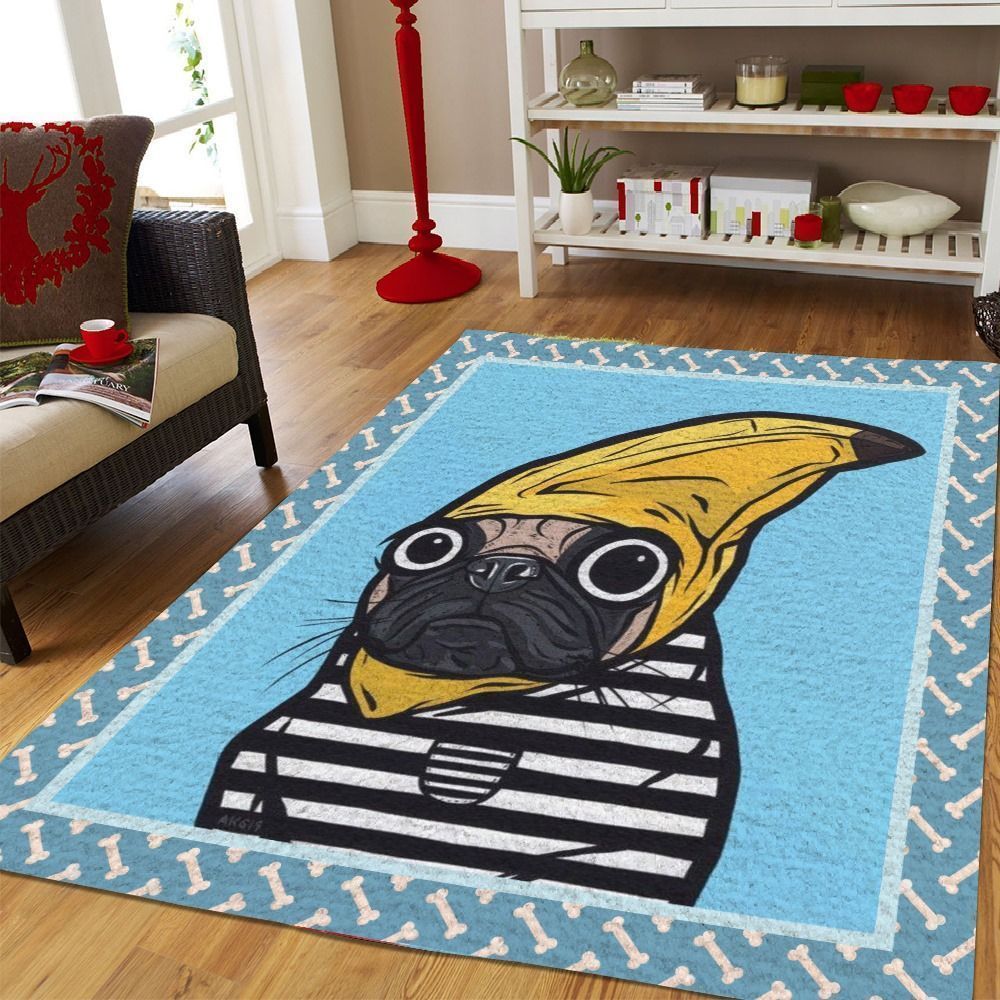 Boston Terrier Banana E Rug BEVROD