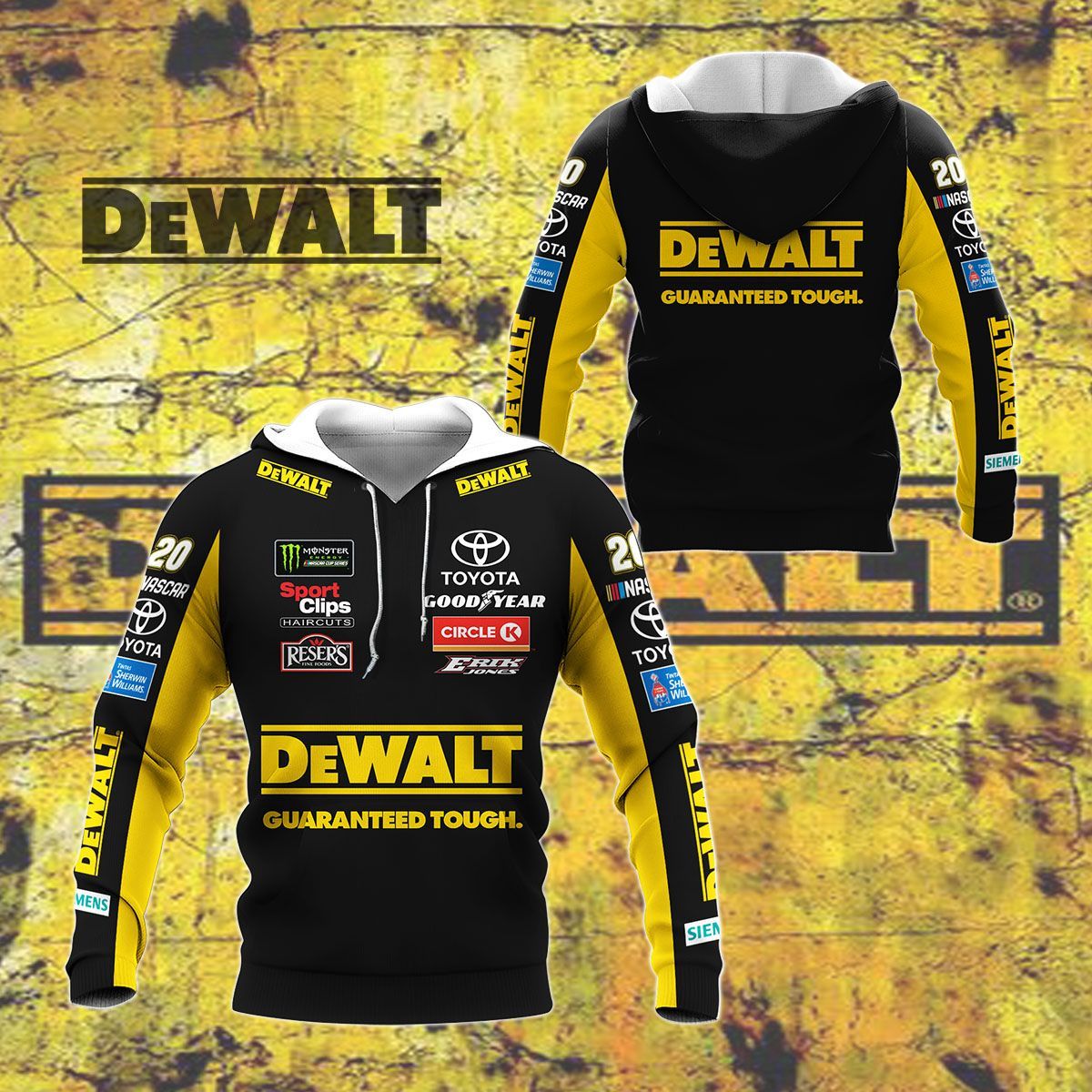 3D All Over Printed Dewalt Shirts Ver1 (Black)