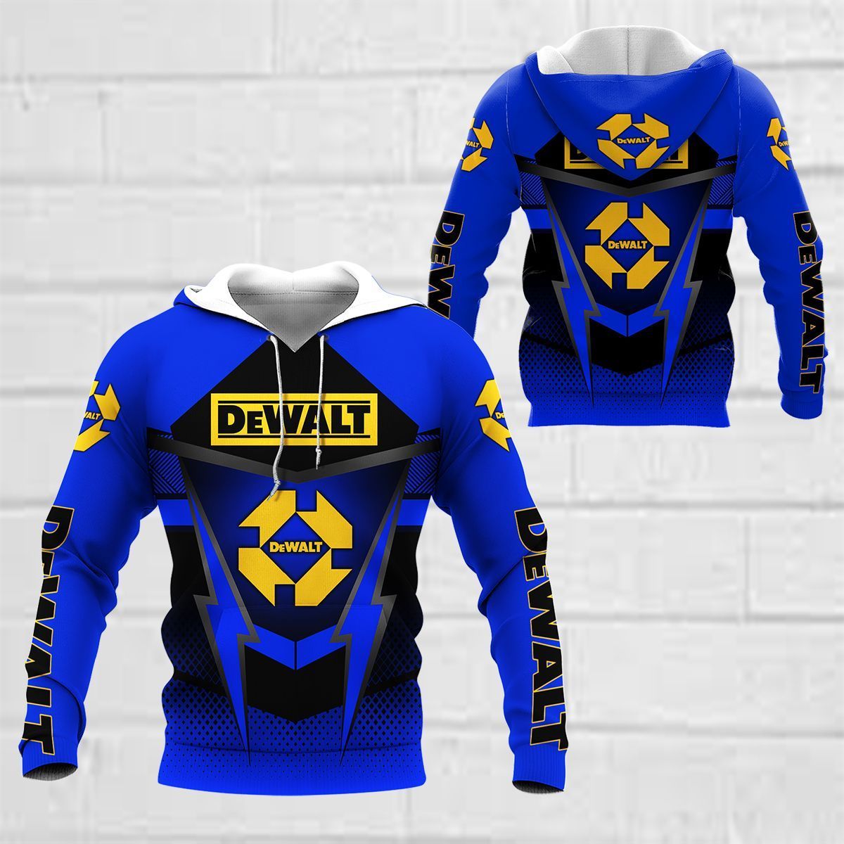 3D All Over Printed Dewalt Shirts Ver 2 (Blue)