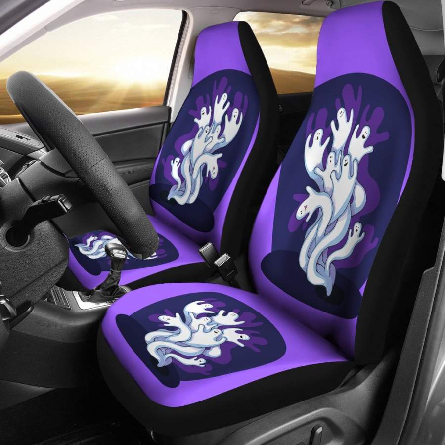 Halloween Spooky Ghost Car Seat Covers