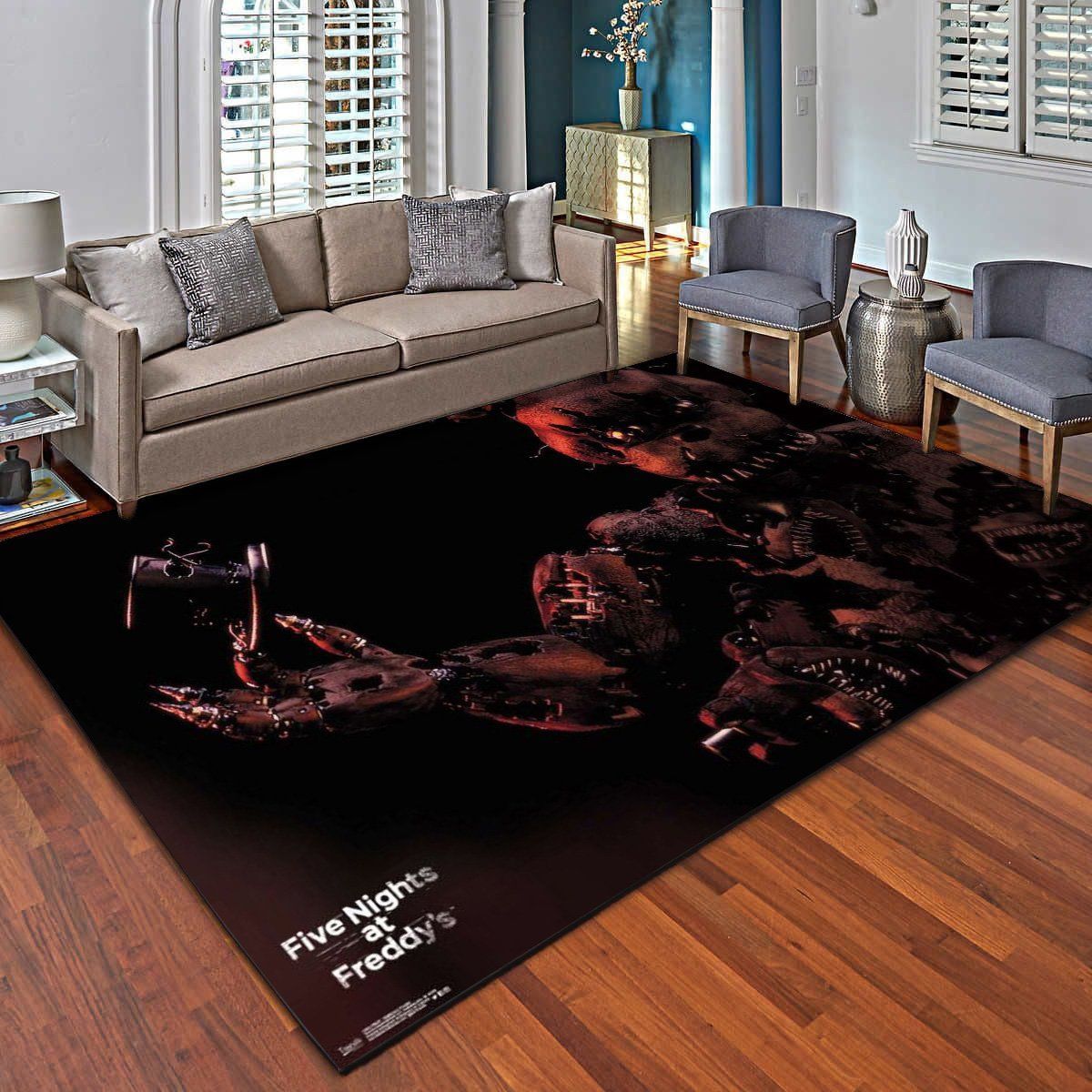 Five Nights At Freddy S Nightmare Freddy Rug, Living Room Bedroom Carpet