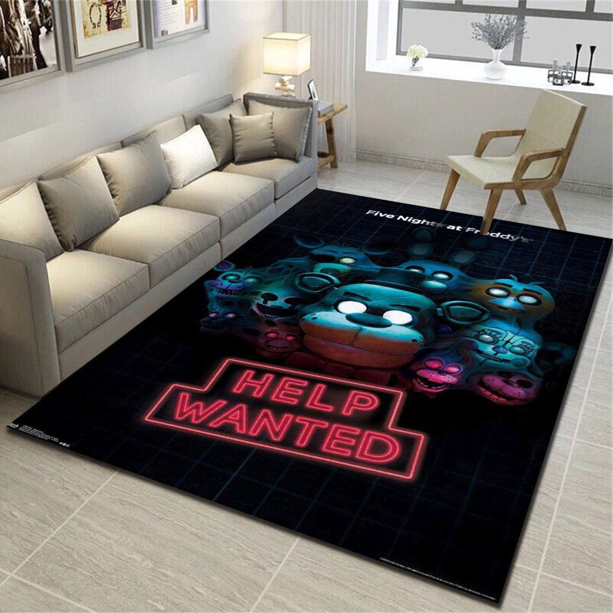 Five Nights At Freddy’s Help Wanted Rugs, Living Room Carpet