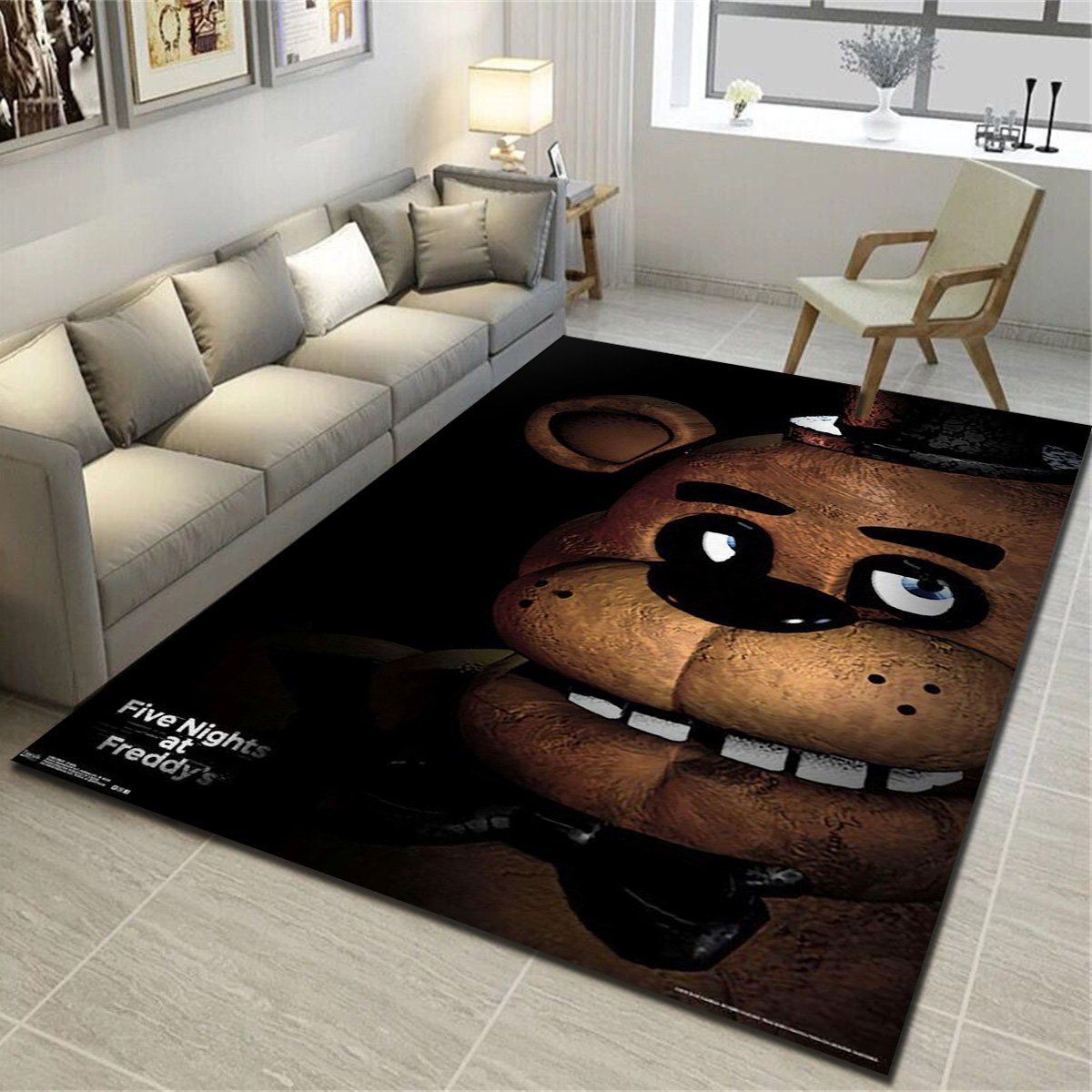 Five Nights At Freddy S Freddy Rug, Living Room Bedroom Carpet