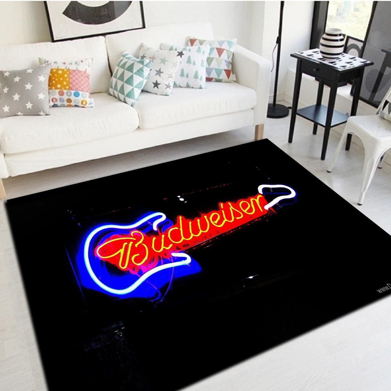 Budweiser Rug, Living Room Bedroom Carpet, Home Floor Decor