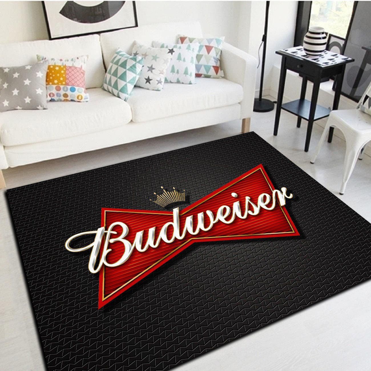 Budweiser Rug, Living Room Carpet, Floor Mat