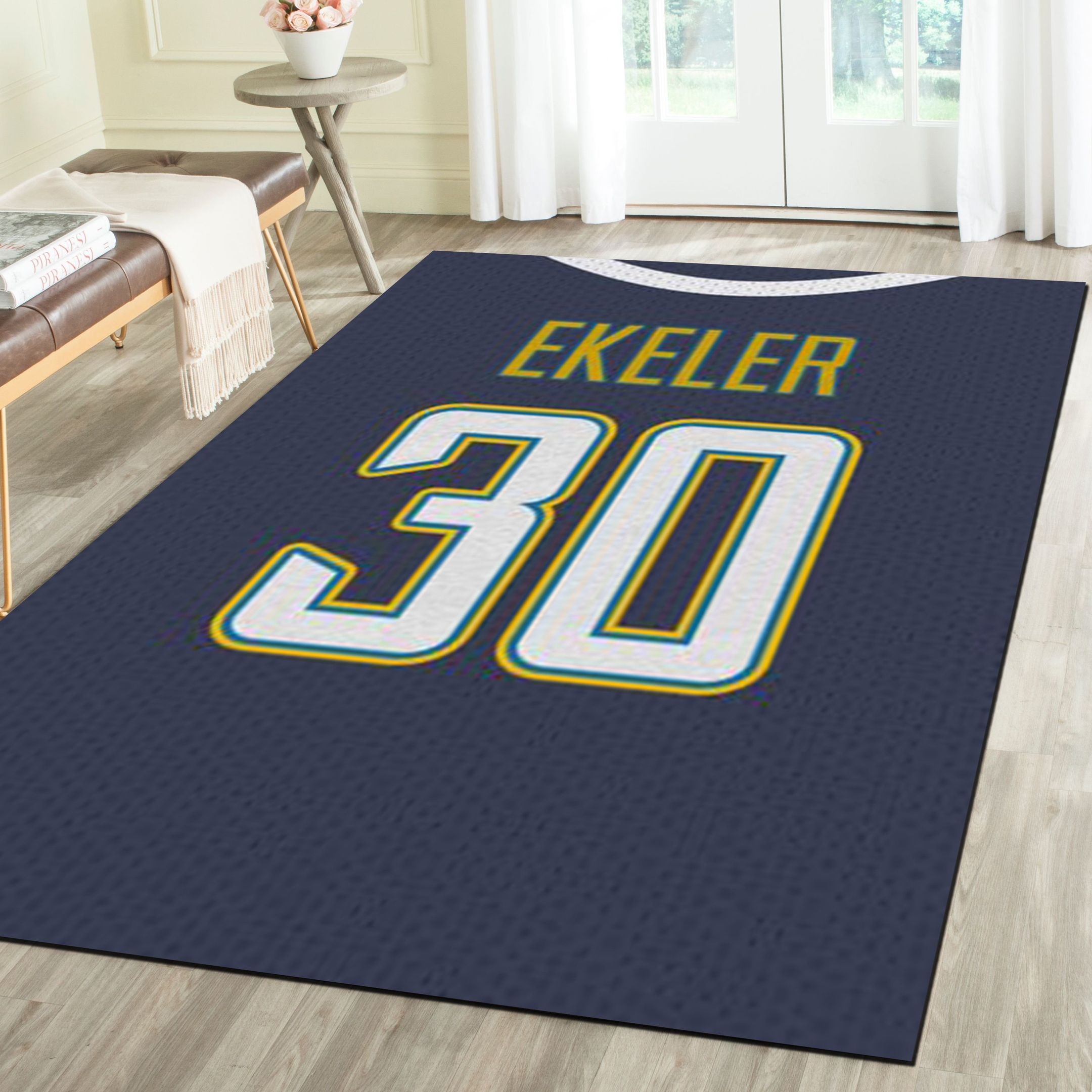 Los Angeles Chargers Rug, Football Team Living Room Bedroom Carpet, Sports Floor Mat