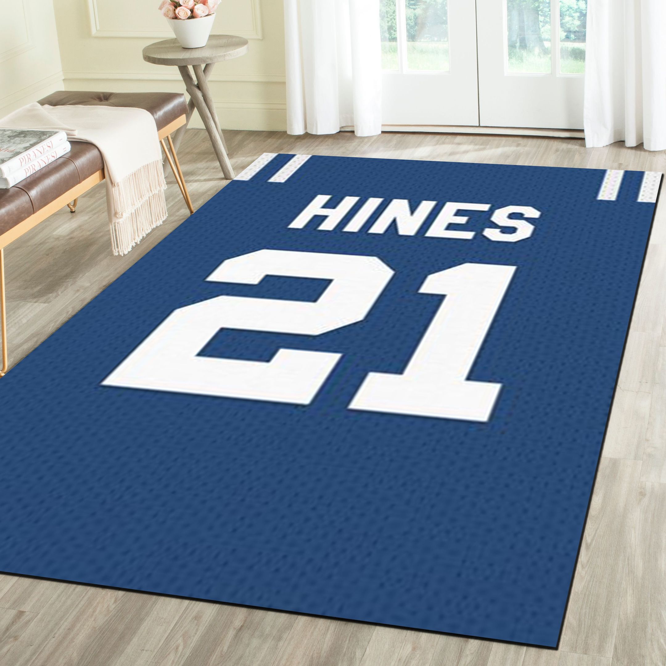 Indianapolis Colts Rug, Football Team Living Room Carpet, Sports Floor Mat