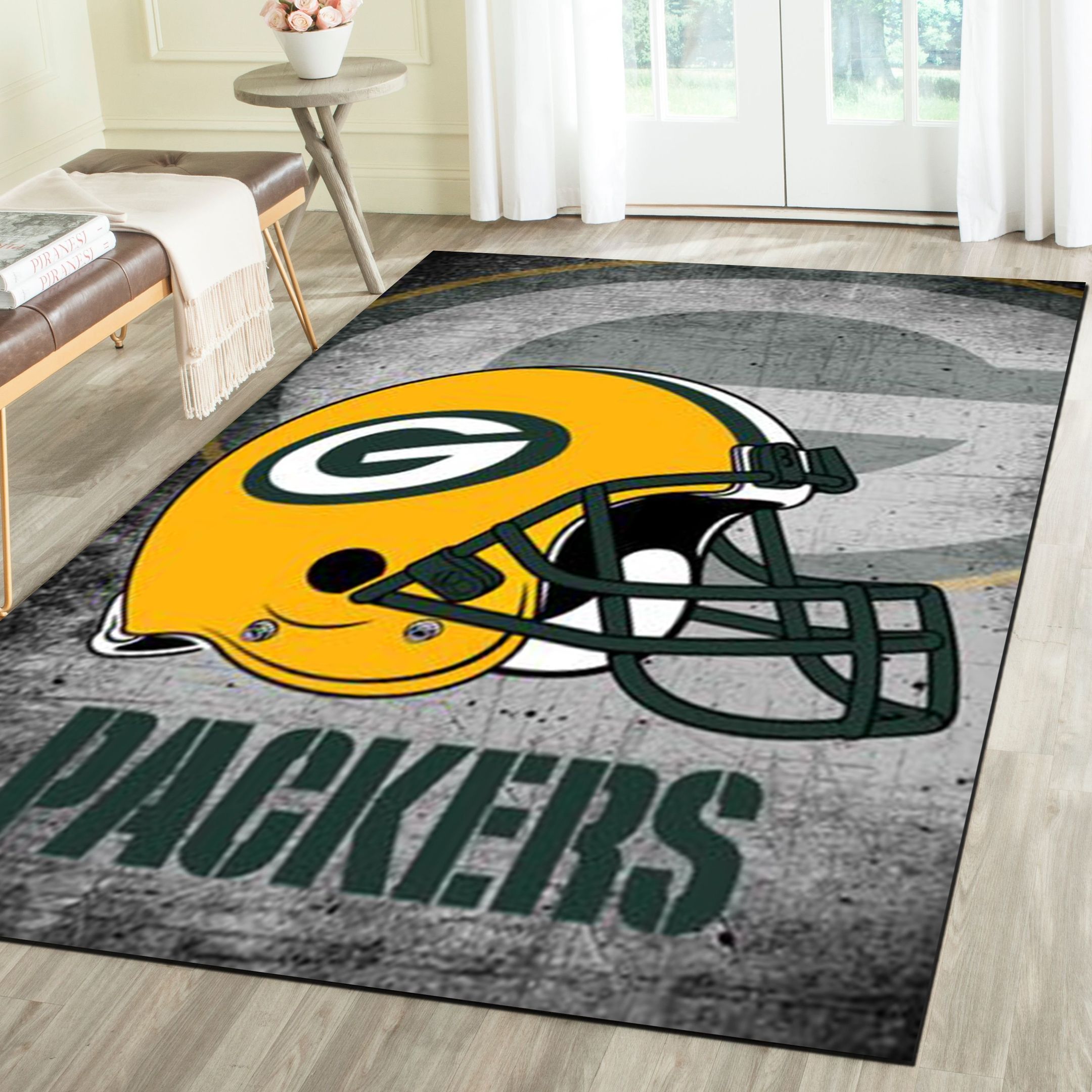 Green Bay Packers Area Rugs, Football Team Living Room Carpet, Football Team Living Room Bedroom Carpet