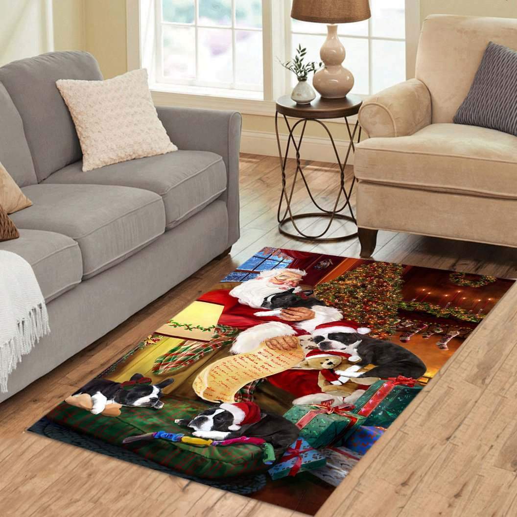 Boston Terrier Rug RCDD81F26134