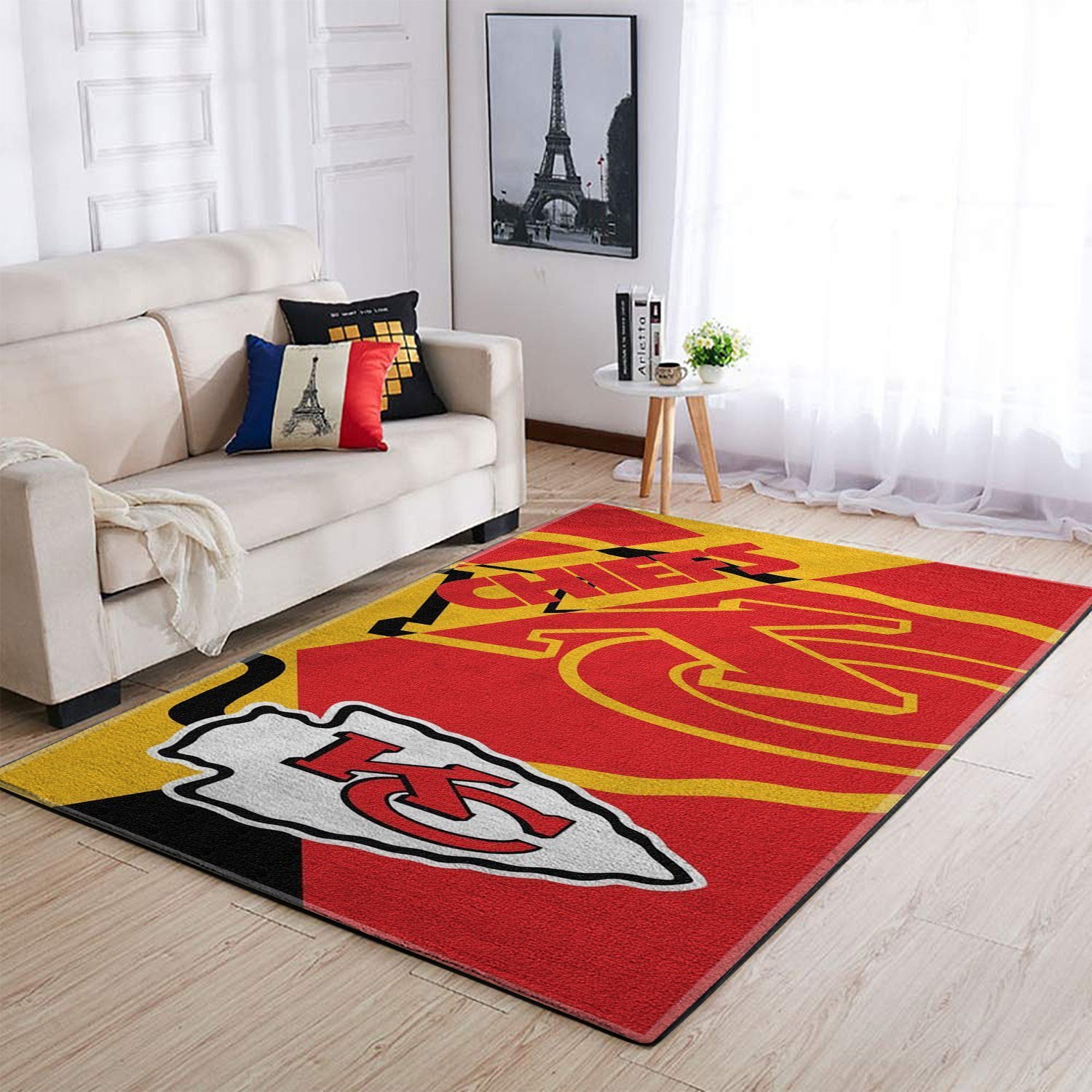 KANSAS CITY CHIEFS RUG LIMITED EDITION