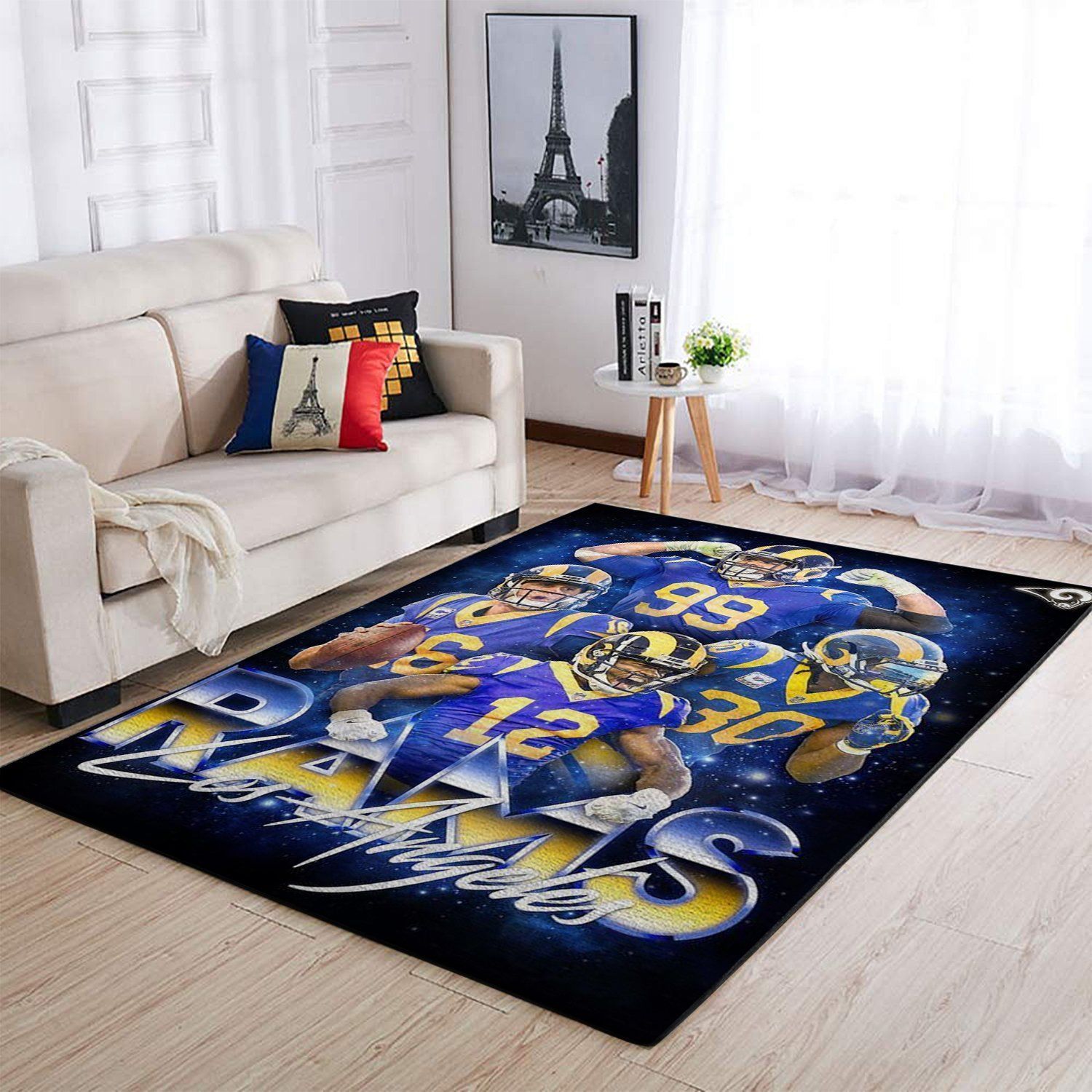 Los Angeles Rams Area Rug – Todd Gurley Aaron donald Brandin Cooks Jared Goff / OFD 190910