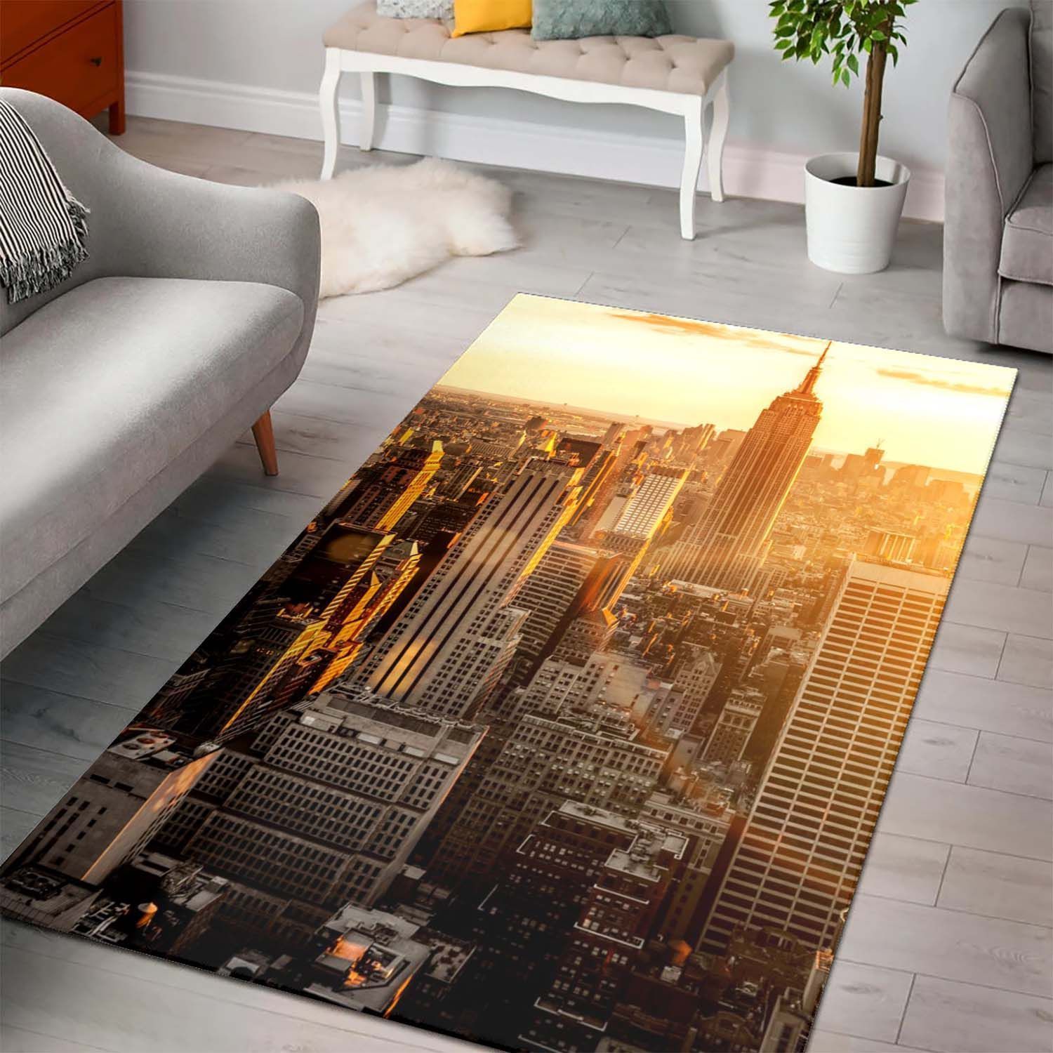 New York City Area Rug Skyscrapers OFD 2003143