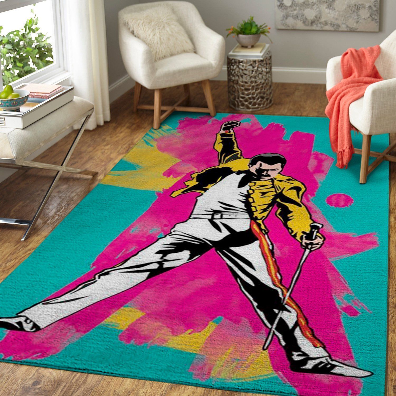 Freddie Mercury Area Rug / Music OFD 191012