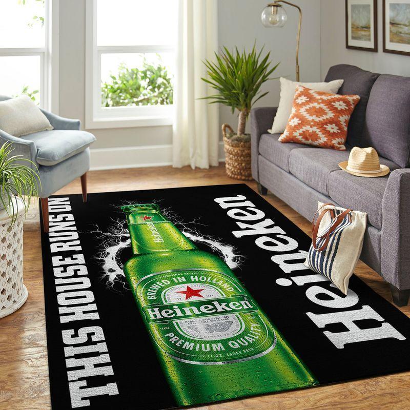 Heineken Area Rug This House Runs On OFD 2003096