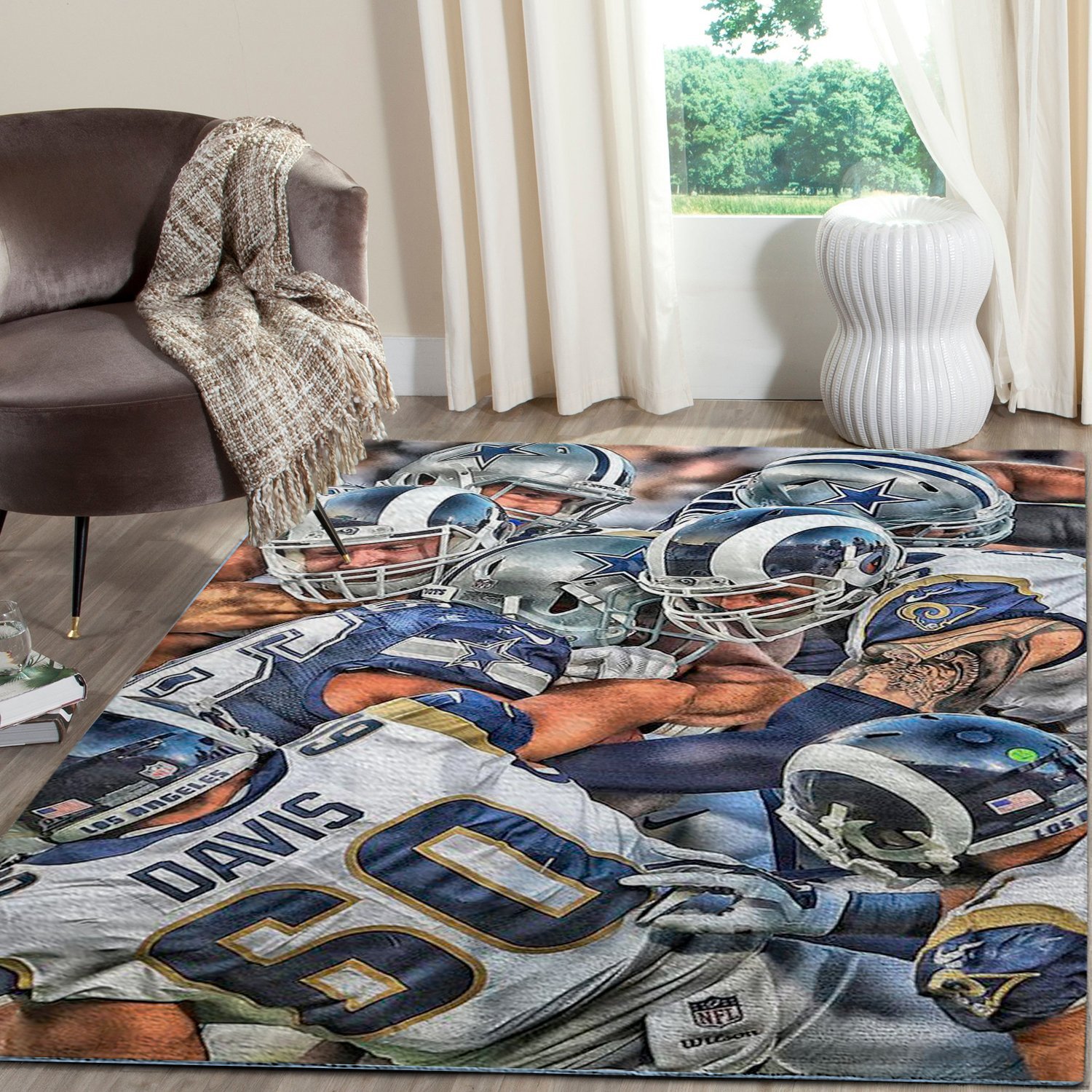 Los Angeles Rams Team 190910 Carpet Living Room Rugs Collections