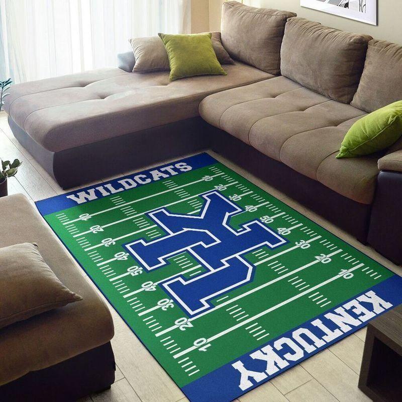 Kentucky Wildcats Home Field Area Rug Football Team Logo Carpet Living Room Rugs Floor Decor F10213