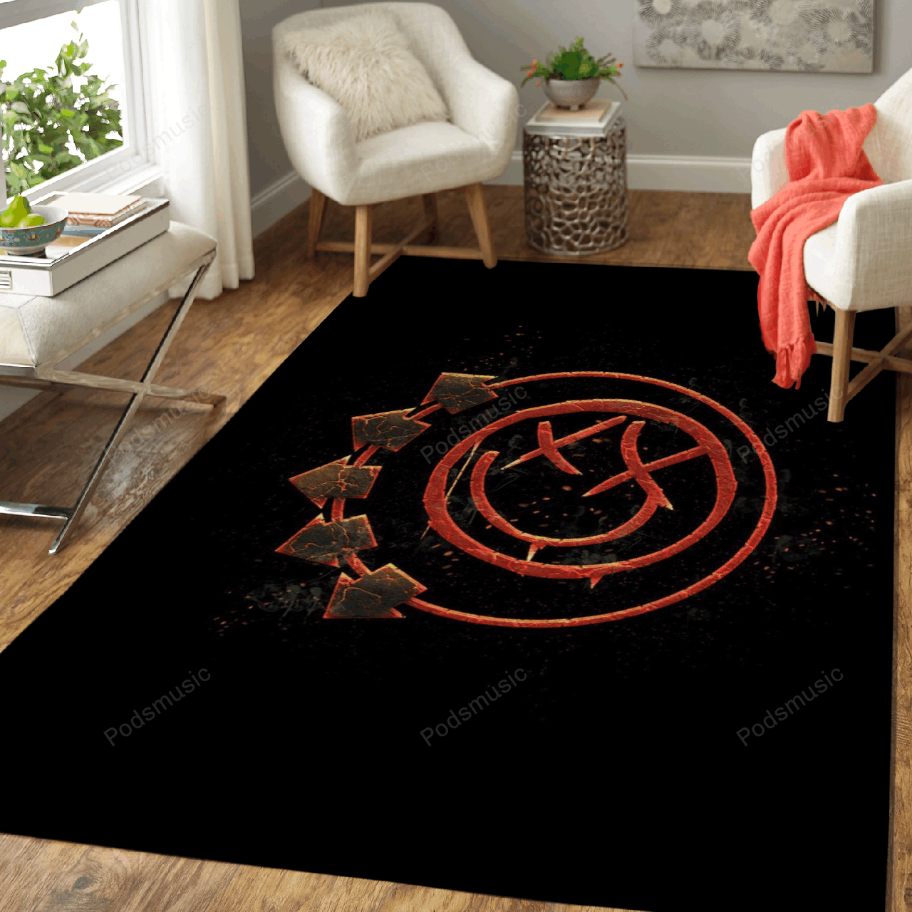 Blink 182 – Music Bands Art For Fans Area Rug Living Room Carpet Floor Decor