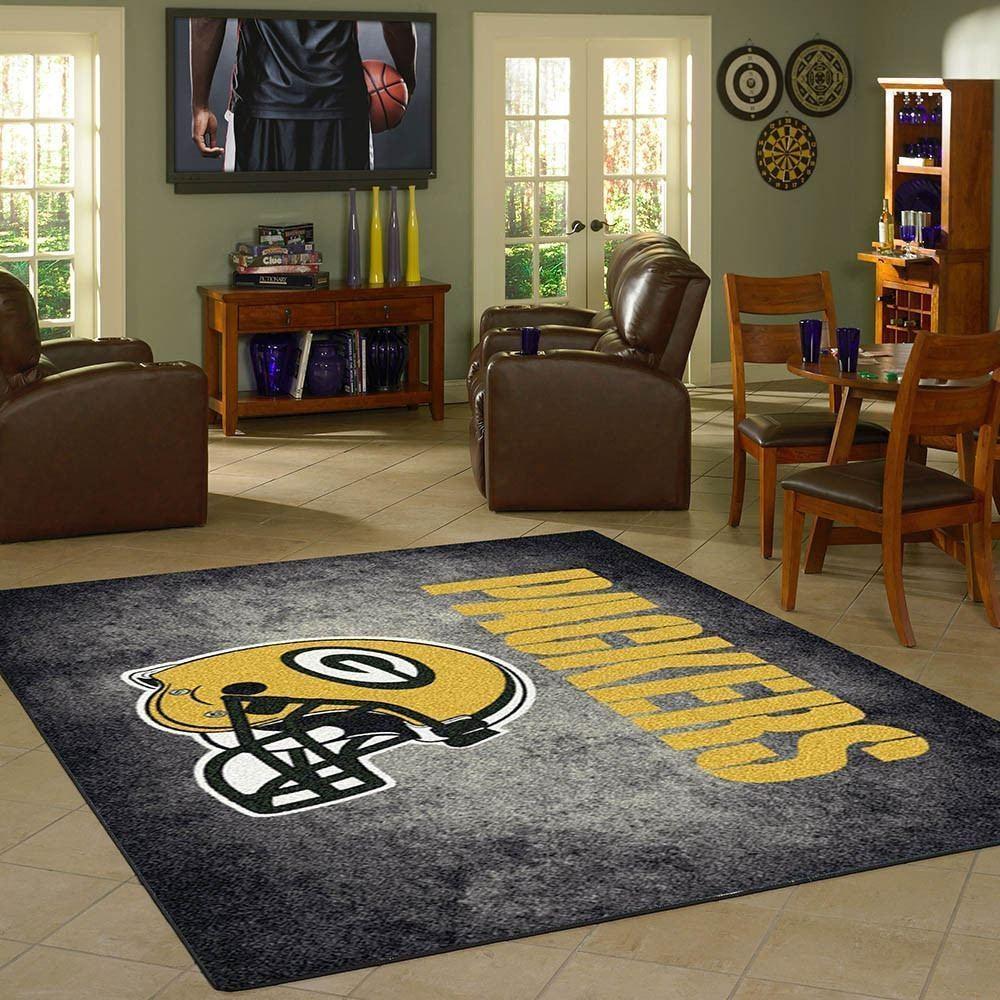 Green Bay Packers Area Rug Football Area Rug Floor Decor