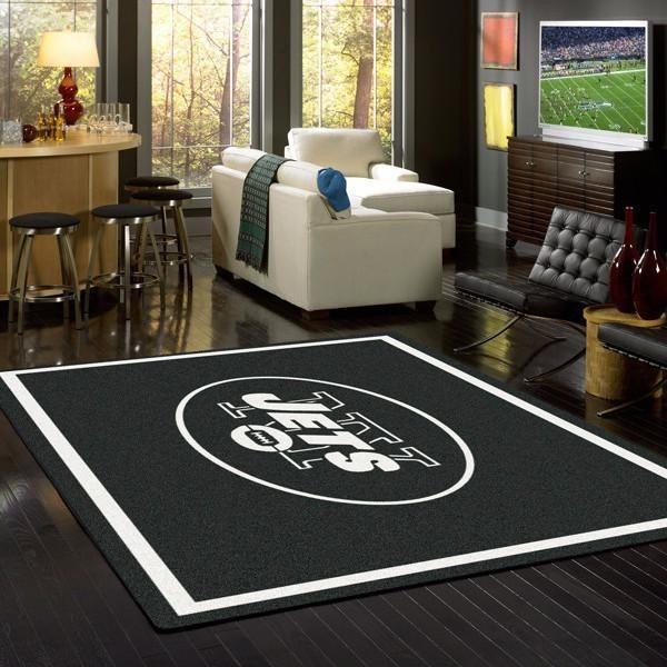 New York Jets Area Rug Football Area Rug Floor Decor