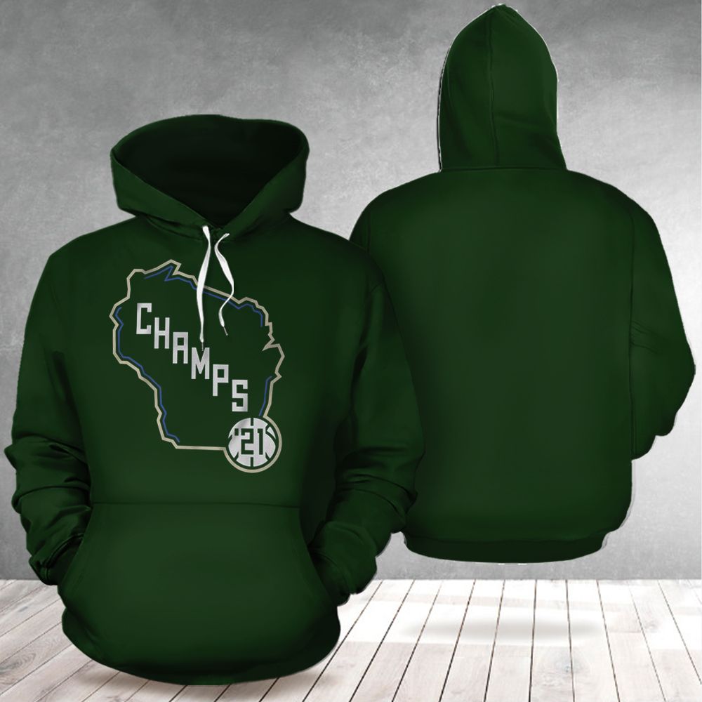 Bucks Championship Hoodie Wisconsin World Champs Hoodie Milwaukee Bucks Champion Apparel