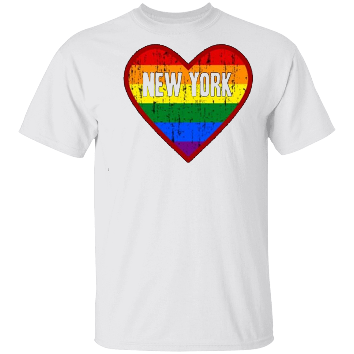 New York Gay Pride Heart Shirt LGBTQ Month T-Shirt Pride Month Gifts