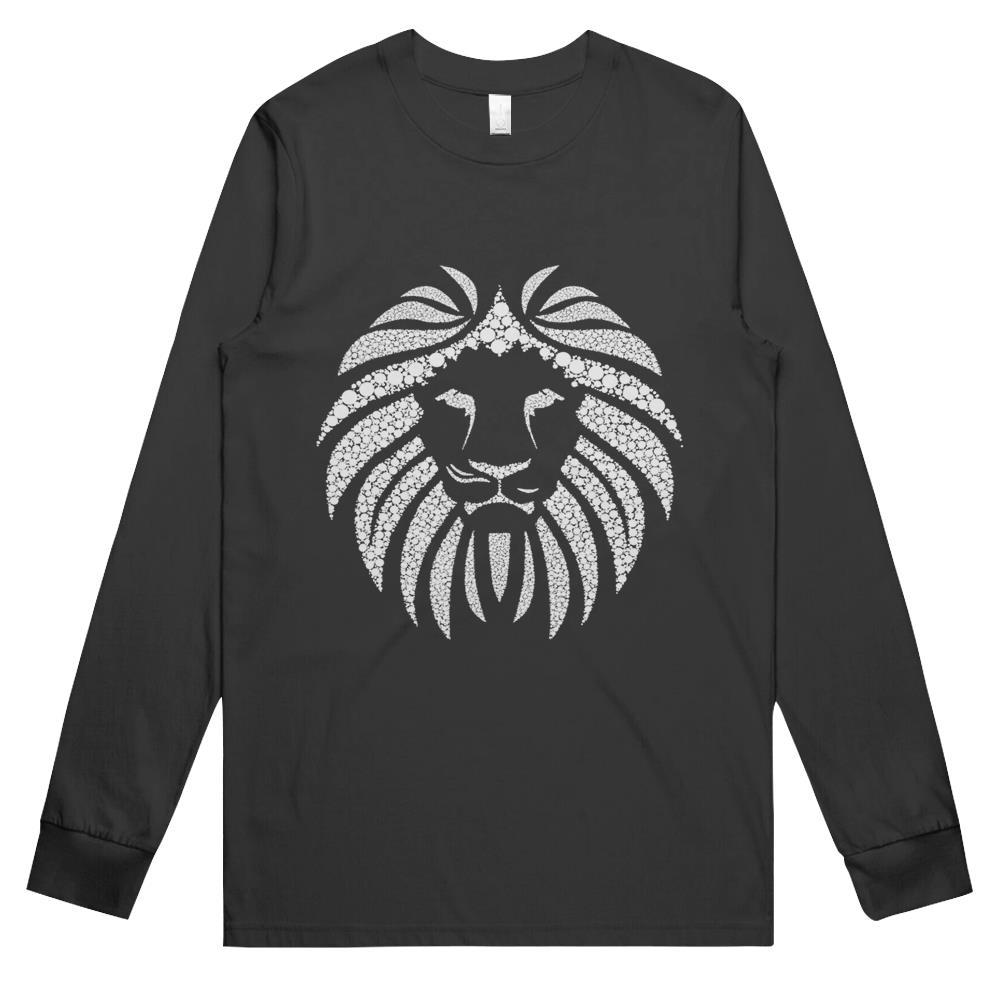 Africa Lion Face Shirt Dad Mom South Animals Big Five Safari Long Sleeve T Shirts