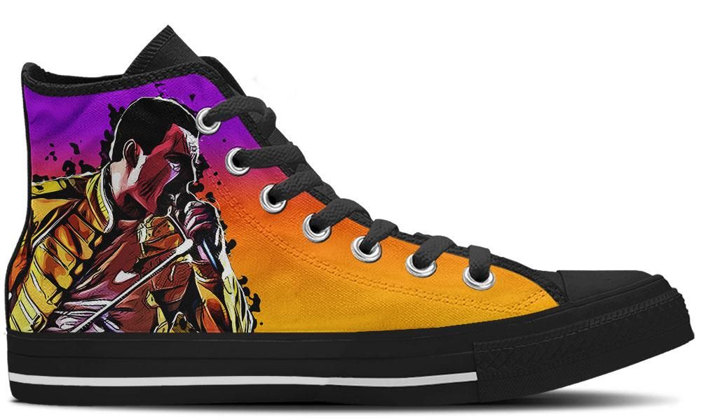 Freddie Mercury High Top Shoes Sneakers