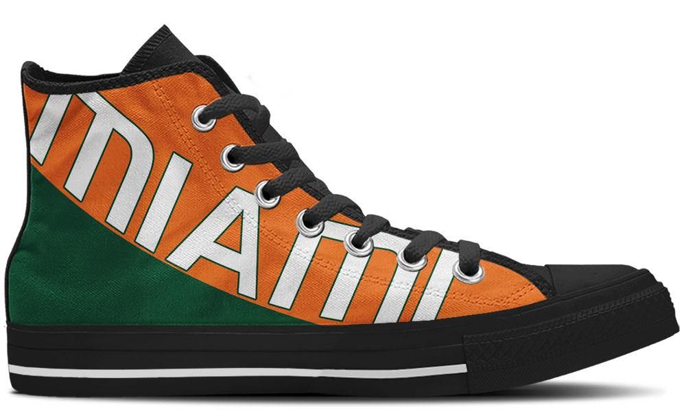 Miami Hu High Top Shoes Sneakers