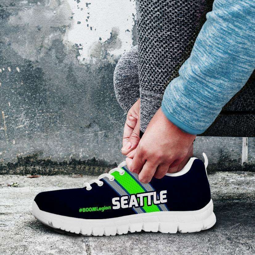 Boomlegion Seattle Fan Mesh Fabric Running Shoes Sport Sneakers