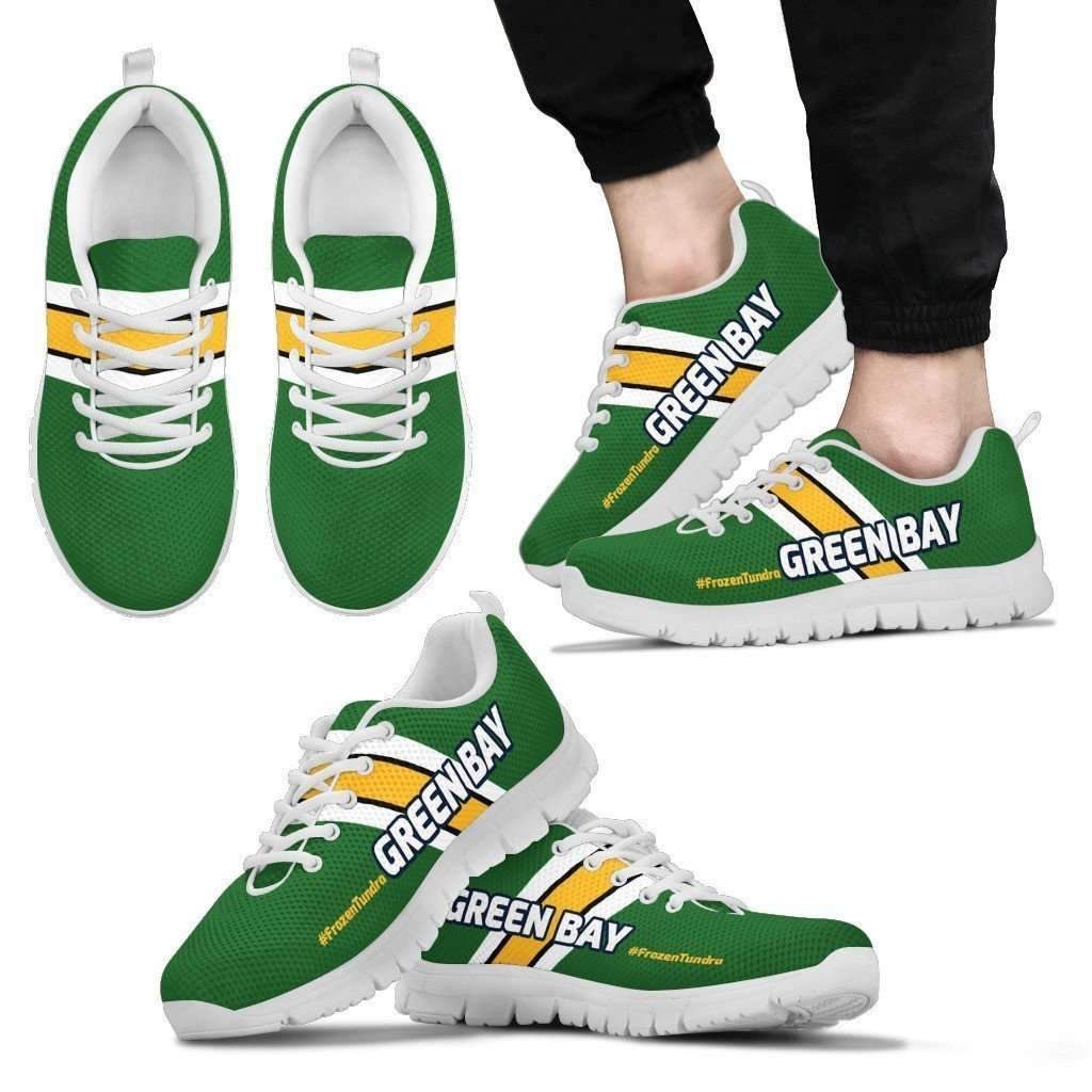 Frozentundra Green Bay Fan V2 Running Shoes Sport Sneakers