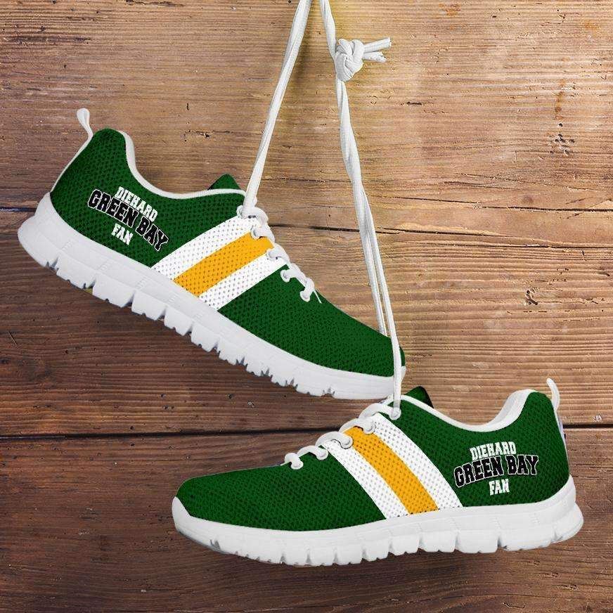 Diehard Green Bay Fan Running Shoes Sport Sneakers