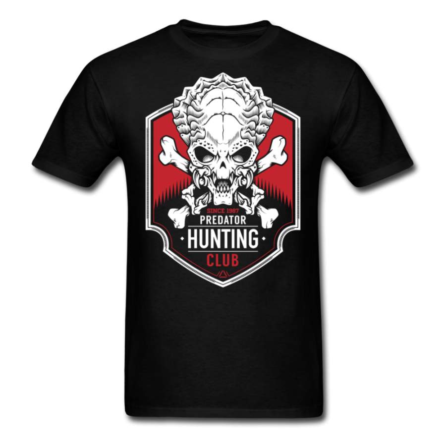 Alien Predator Hunting Club Men’S T-Shirt