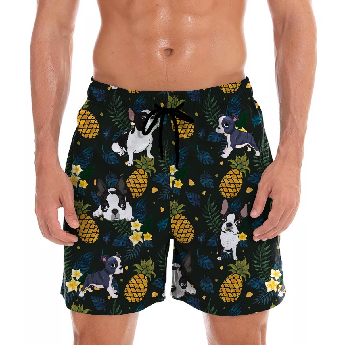 Boston Terrier – Hawaiian Shorts V2