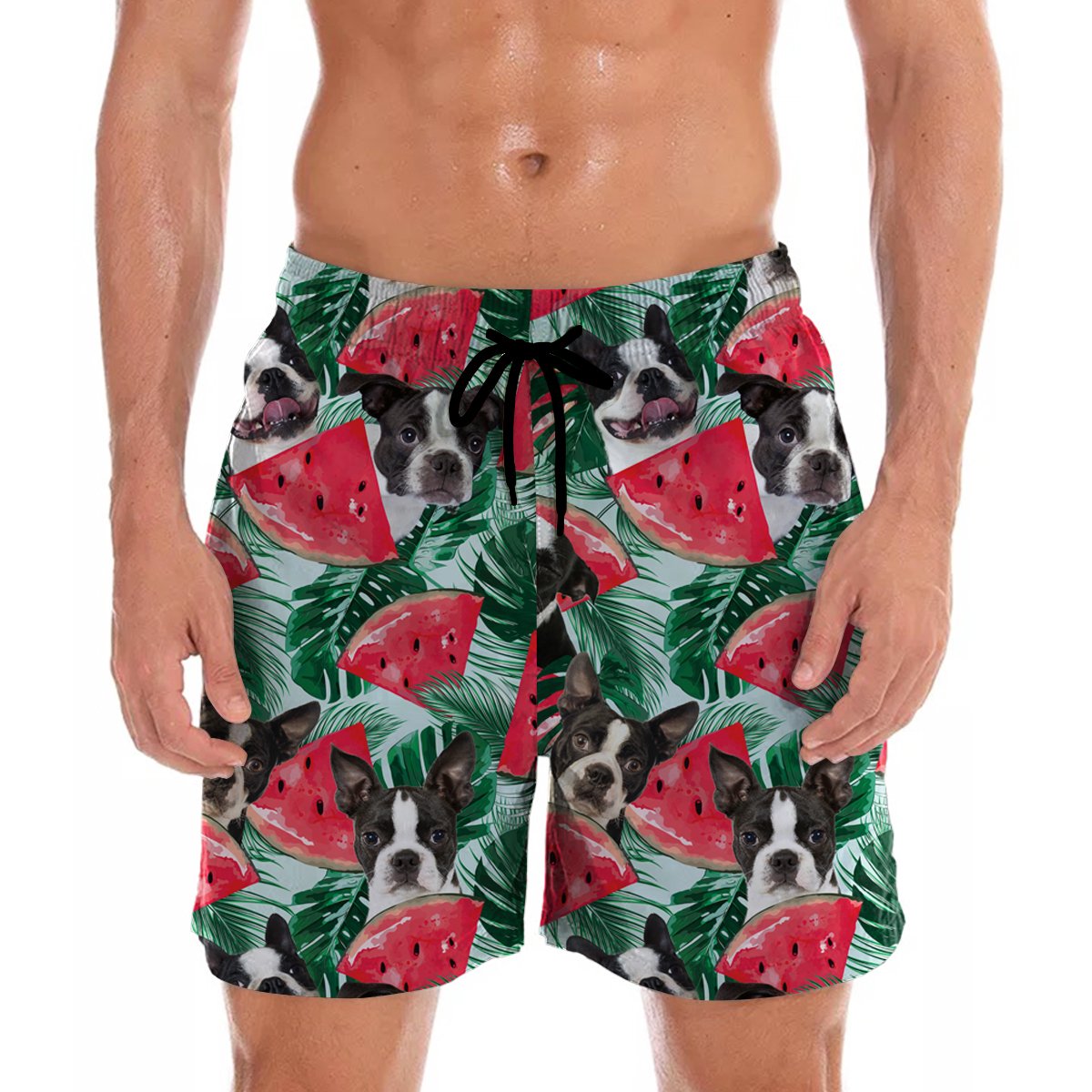 Boston Terrier – Hawaiian Shorts V4