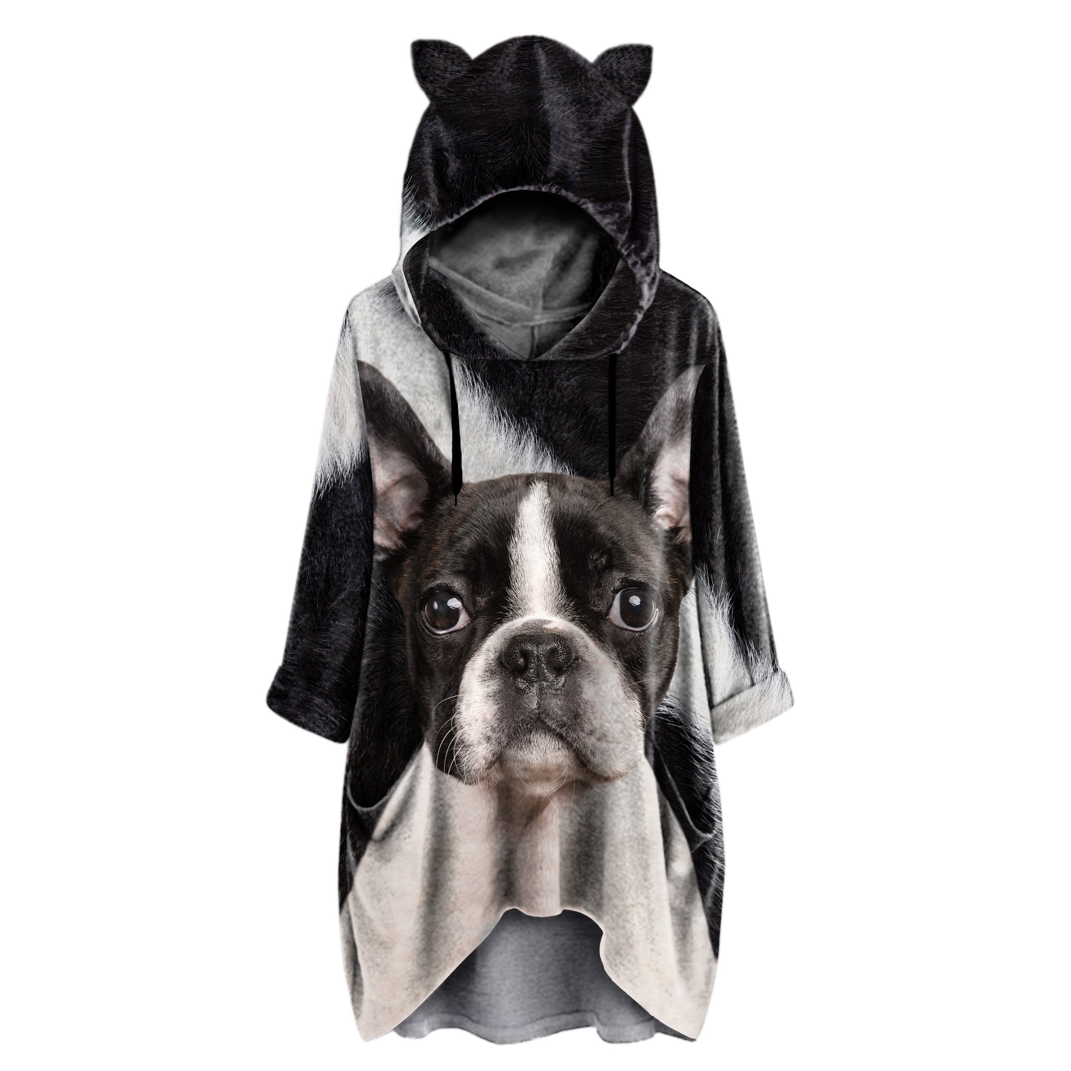 Boston Terrier Mom – Hoodie With Ears V1