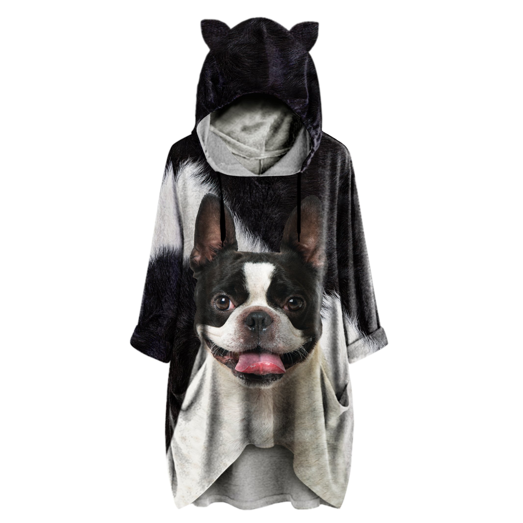 Boston Terrier Mom – Hoodie With Ears V2