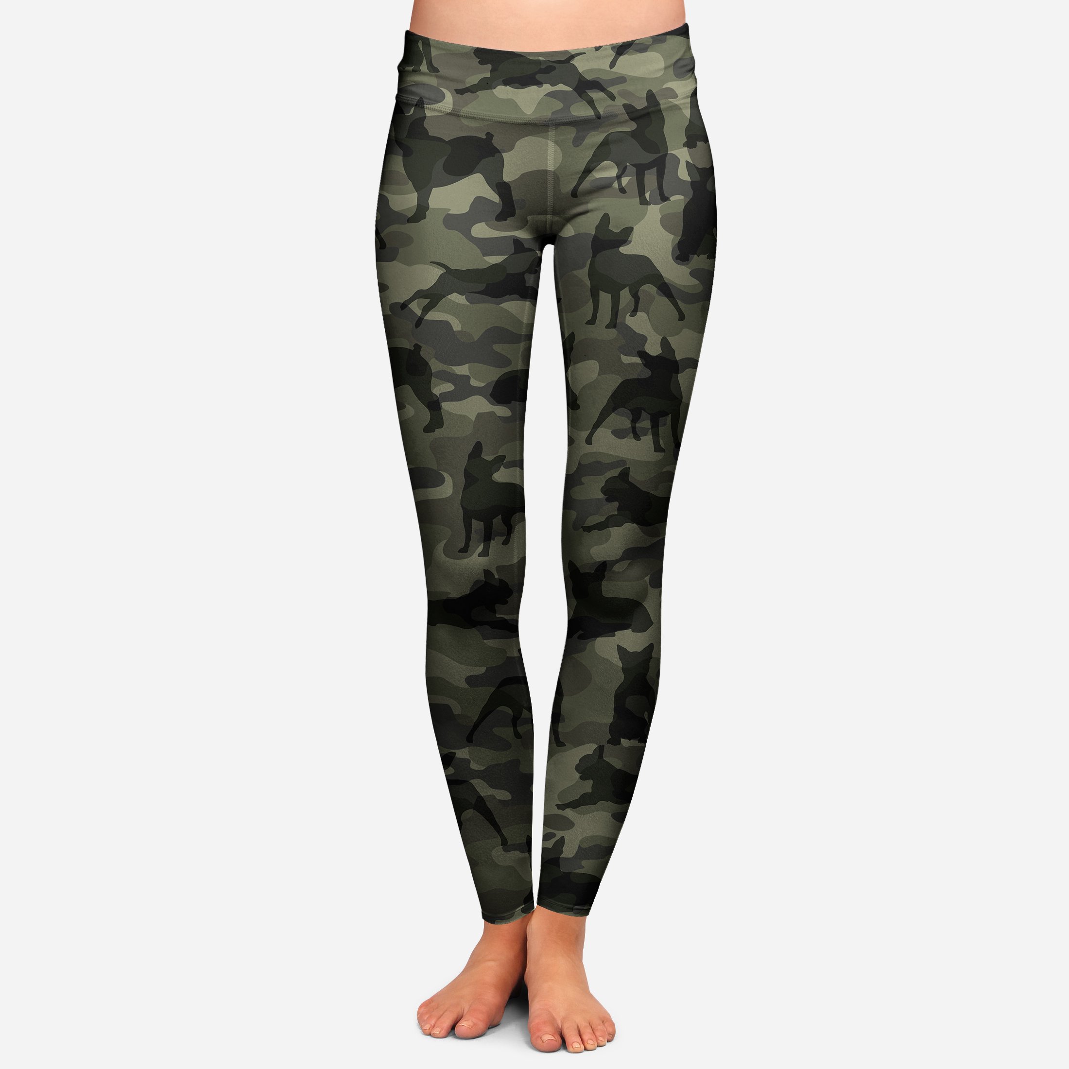 Boston Terrier Camo – Leggings V1