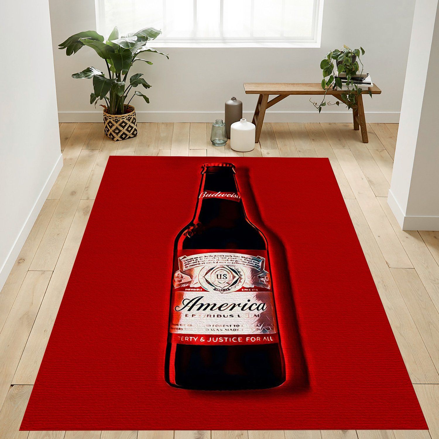 Budweiser Rug Living Room Rug Home Decor Floor Decor