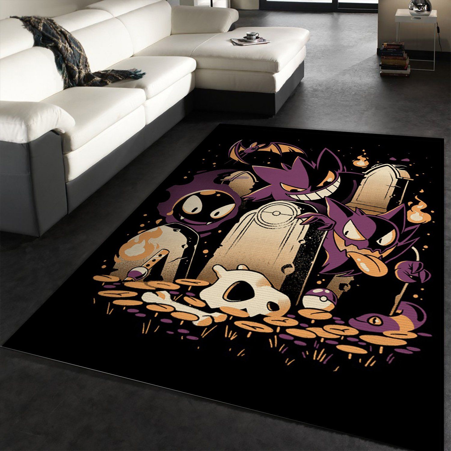 Ghosties Area Rug, Living Room Rug, Floor Decor