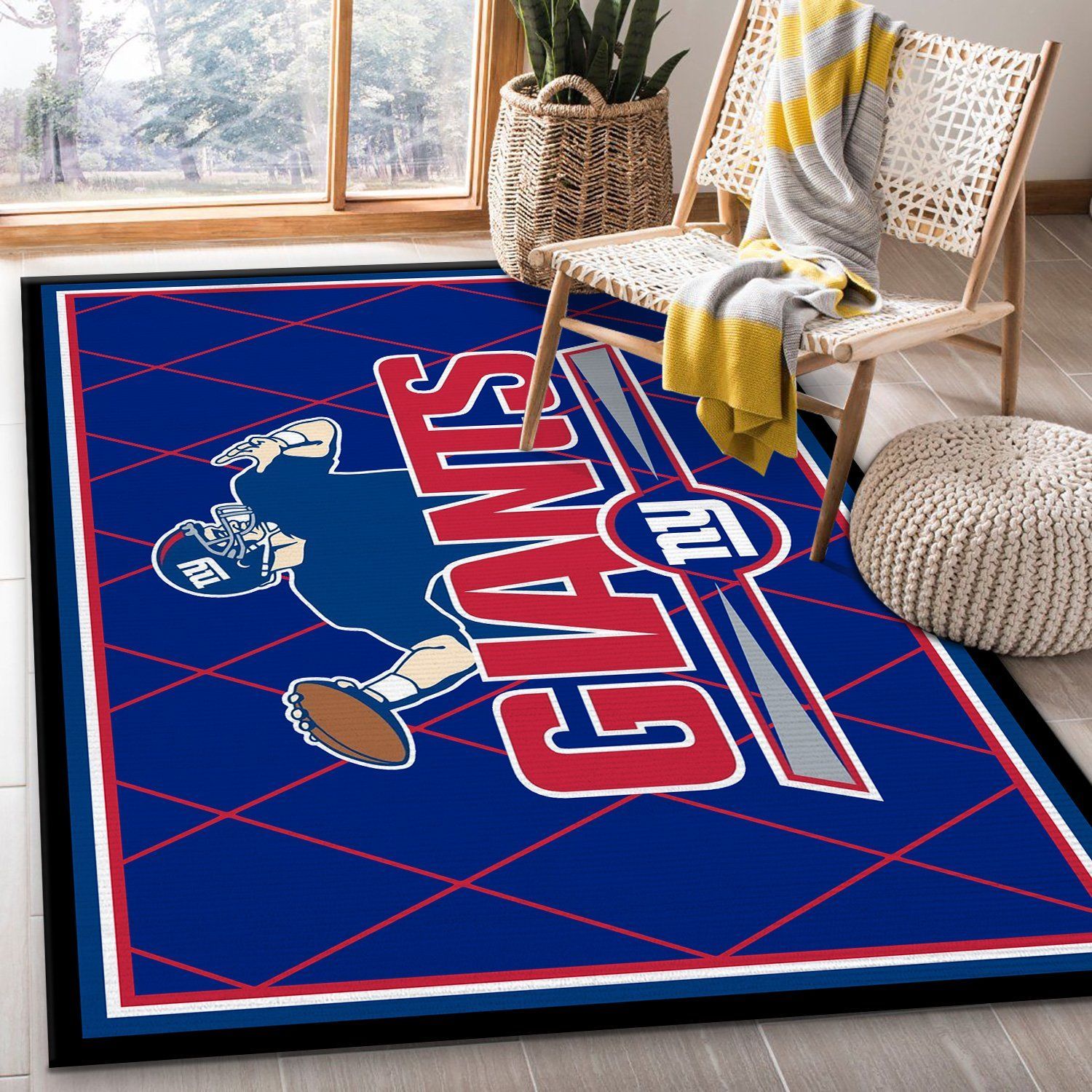 New York Giants Area Rugs Living Room Carpet SIC121211 Local Brands Floor Decor The US Decor